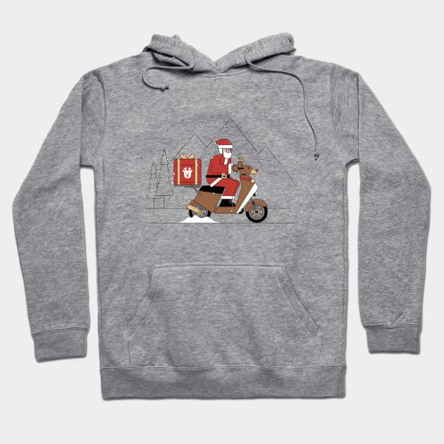 Christmas Express Hoodie by Alvin Chen